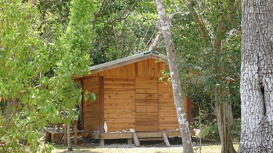 Four small chalets